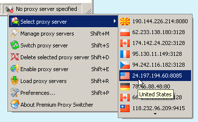 Free Proxy Servers List